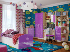 Детская комната Юниор-2 Фиолетовый металлик в Южноуральске - yuzhnouralsk.magazinmebel.ru | фото