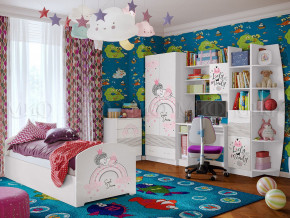 Детская комната Юниор-2 Принцесса 1 в Южноуральске - yuzhnouralsk.magazinmebel.ru | фото