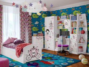 Детская комната Юниор-2 Принцесса в Южноуральске - yuzhnouralsk.magazinmebel.ru | фото