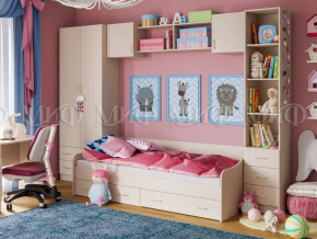 Детская комната Вега 1 Дуб беленый в Южноуральске - yuzhnouralsk.magazinmebel.ru | фото