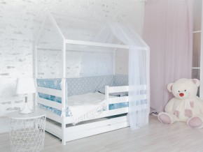 Детская кровать Домик Эко с ящиками белый в Южноуральске - yuzhnouralsk.magazinmebel.ru | фото - изображение 2