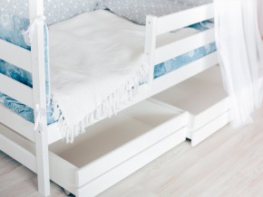 Детская кровать Домик Эко с ящиками белый в Южноуральске - yuzhnouralsk.magazinmebel.ru | фото - изображение 3