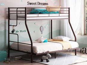 Двухъярусная кровать Гранада-3 140 коричневый в Южноуральске - yuzhnouralsk.magazinmebel.ru | фото