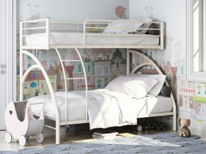 Двухъярусная кровать Виньола 2 слоновая кость в Южноуральске - yuzhnouralsk.magazinmebel.ru | фото