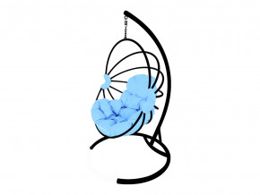 Кокон Веер без ротанга голубая подушка в Южноуральске - yuzhnouralsk.magazinmebel.ru | фото