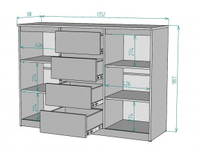 Комод Мальта K118 в Южноуральске - yuzhnouralsk.magazinmebel.ru | фото - изображение 3