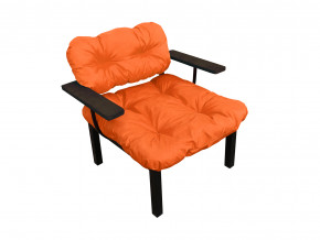 Кресло Дачное оранжевая подушка в Южноуральске - yuzhnouralsk.magazinmebel.ru | фото