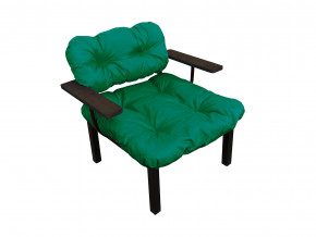 Кресло Дачное зелёная подушка в Южноуральске - yuzhnouralsk.magazinmebel.ru | фото