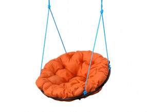 Кресло Папасан подвесное оранжевая подушка в Южноуральске - yuzhnouralsk.magazinmebel.ru | фото