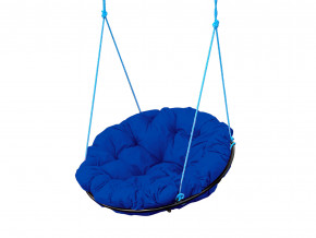 Кресло Папасан подвесное синяя подушка в Южноуральске - yuzhnouralsk.magazinmebel.ru | фото