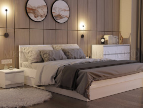 Кровать 1600 Челси Белый глянец в Южноуральске - yuzhnouralsk.magazinmebel.ru | фото - изображение 2