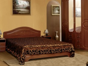 Кровать 1600 Ивушка 5 темная в Южноуральске - yuzhnouralsk.magazinmebel.ru | фото - изображение 1