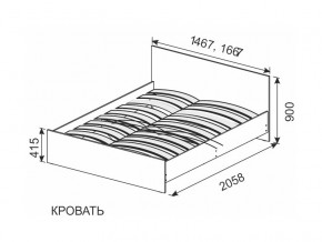 Кровать 1600х2000 ортопедическое основание СГ Камелия в Южноуральске - yuzhnouralsk.magazinmebel.ru | фото - изображение 2