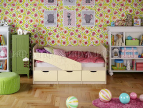 Кровать Бабочки 1600 Ваниль в Южноуральске - yuzhnouralsk.magazinmebel.ru | фото