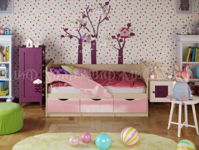 Кровать Дельфин-1 1800 Розовый металлик в Южноуральске - yuzhnouralsk.magazinmebel.ru | фото - изображение 1