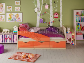 Кровать Дельфин 1800 Оранжевый металлик в Южноуральске - yuzhnouralsk.magazinmebel.ru | фото
