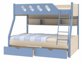 Кровать Дельта 20.02 голубая в Южноуральске - yuzhnouralsk.magazinmebel.ru | фото - изображение 3