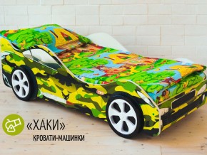 Кровать детская машина Хаки в Южноуральске - yuzhnouralsk.magazinmebel.ru | фото - изображение 2