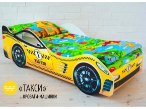 Кровать детская машина Такси в Южноуральске - yuzhnouralsk.magazinmebel.ru | фото