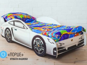 Кровать детская машинка Порше в Южноуральске - yuzhnouralsk.magazinmebel.ru | фото