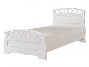 Кровать Грация-1 900 Белый античный в Южноуральске - yuzhnouralsk.magazinmebel.ru | фото - изображение 1