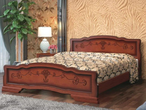 Кровать Карина-6 900 Орех в Южноуральске - yuzhnouralsk.magazinmebel.ru | фото - изображение 1