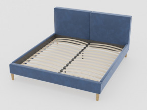 Кровать Линси 1200 синий в Южноуральске - yuzhnouralsk.magazinmebel.ru | фото - изображение 1