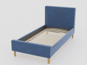 Кровать Линси 900 синий в Южноуральске - yuzhnouralsk.magazinmebel.ru | фото