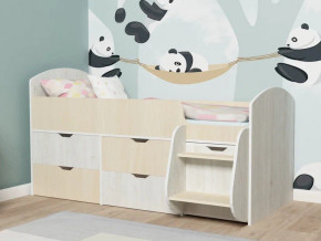Кровать Малыш-7 Винтербер-Дуб в Южноуральске - yuzhnouralsk.magazinmebel.ru | фото