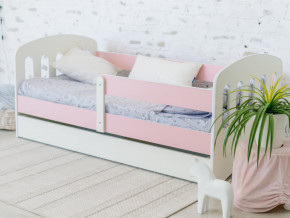 Кровать Малыш с ящиком розовый в Южноуральске - yuzhnouralsk.magazinmebel.ru | фото