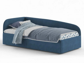 Кровать мягкая Денди на щитах синяя в Южноуральске - yuzhnouralsk.magazinmebel.ru | фото - изображение 1