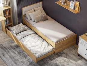 Кровать одинарная Милан выкатная с настилом в Южноуральске - yuzhnouralsk.magazinmebel.ru | фото