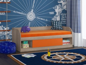 Кровать Соня 4 сонома-оранжевый в Южноуральске - yuzhnouralsk.magazinmebel.ru | фото - изображение 1