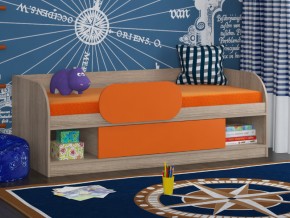 Кровать Соня 4 сонома-оранжевый в Южноуральске - yuzhnouralsk.magazinmebel.ru | фото - изображение 3