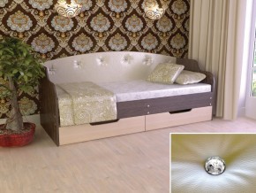 Кровать Юниор Тип 2 Венге/дуб молочный 800х1600 в Южноуральске - yuzhnouralsk.magazinmebel.ru | фото