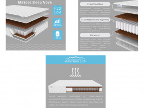 Матрас Sleep Nova шириной 1200 мм в Южноуральске - yuzhnouralsk.magazinmebel.ru | фото - изображение 2