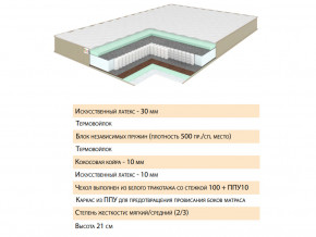 Матрас Тиссая 80х200 в Южноуральске - yuzhnouralsk.magazinmebel.ru | фото - изображение 2