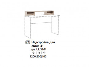 Надстройка для стола 31 (Полка) в Южноуральске - yuzhnouralsk.magazinmebel.ru | фото