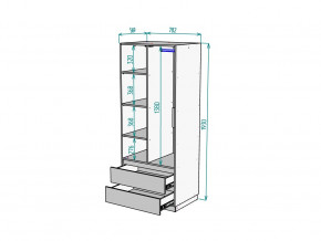 Шкаф Malta light H297 Белый в Южноуральске - yuzhnouralsk.magazinmebel.ru | фото - изображение 2