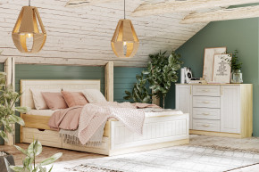 Спальня Оливия с комодом в Южноуральске - yuzhnouralsk.magazinmebel.ru | фото