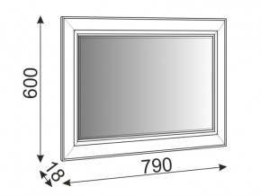 Зеркало Саванна М07 в Южноуральске - yuzhnouralsk.magazinmebel.ru | фото - изображение 2